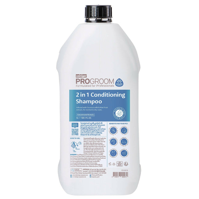 ProGroom 2in1 Conditioning Shampoo - conditioning shampoo for dogs and cats, concentrate 1:6.