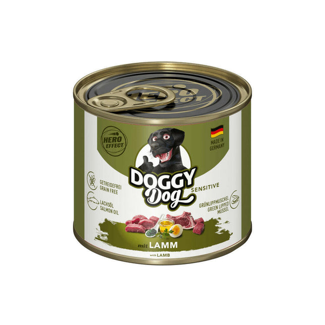 Doggy Dog Lamb Sensitive - grain-free wet food for dogs, with lamb.