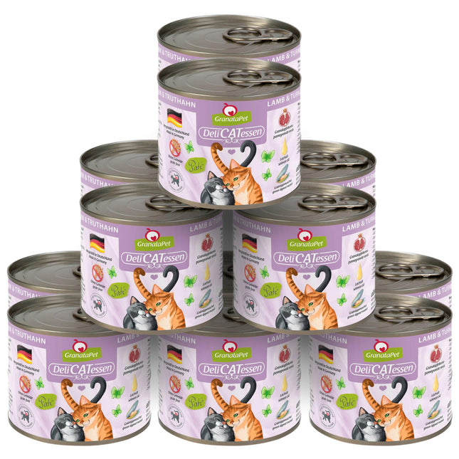 GranataPet DeliCatessen Lamb & Turkey - grain-free wet food for cats, lamb and turkey.