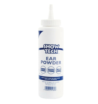 Show Tech Ear Powder - powder that facilitates the removal of hair from a dog's ears.