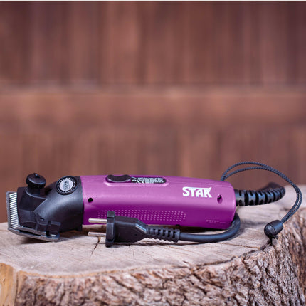 Wahl Star Horse Pink Clipper 45W - high-quality, corded clipper for grooming horses and cattle, pink.
