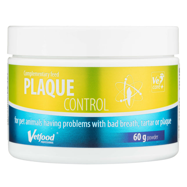 Vetfood Plaque Control - powder for oral hygiene for dogs and cats, food supplement.