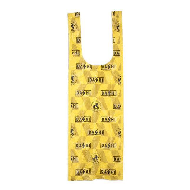Dashi Unscented Poop Bags 40x15pcs - biodegradable dog waste bags, 11.5x35cm, with display stand.