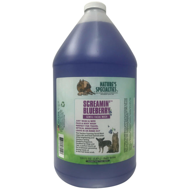 Nature's Specialties Screamin' Blueberry - gentle foam for cleaning your dog's and cat's mouth.