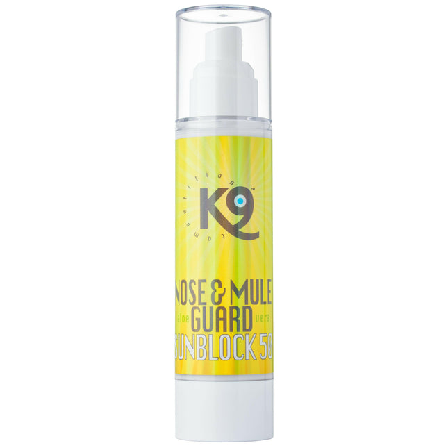 K9 Nose & Mule Guard Sunblock SPF50 - protective sunscreen spray, SPF for dogs, cats, horses.