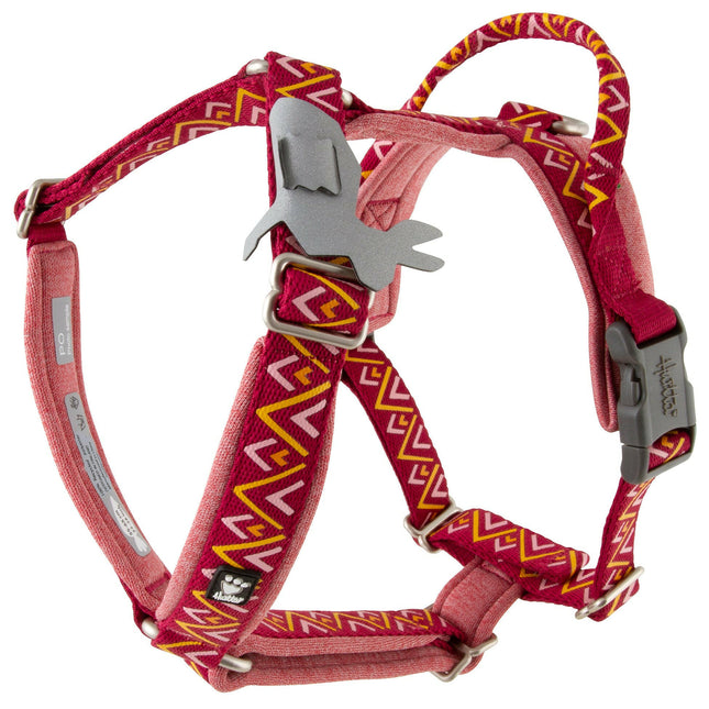 Hurtta Razzle - Dazzle Y - Harness Beetroot - adjustable guard harness for dogs - 80 - 100cm.