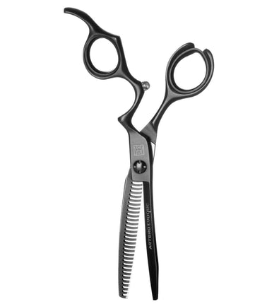Artero Evoque Thinning - professional thinning shears made of black titanium steel, 30 teeth.