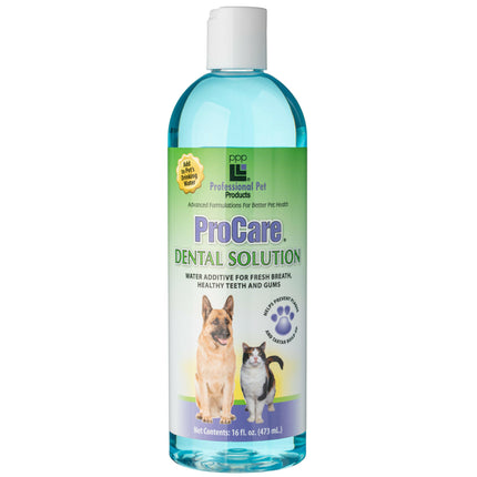 PPP ProCare Dental Solution - tartar removal and whitening solution for dogs and cats.