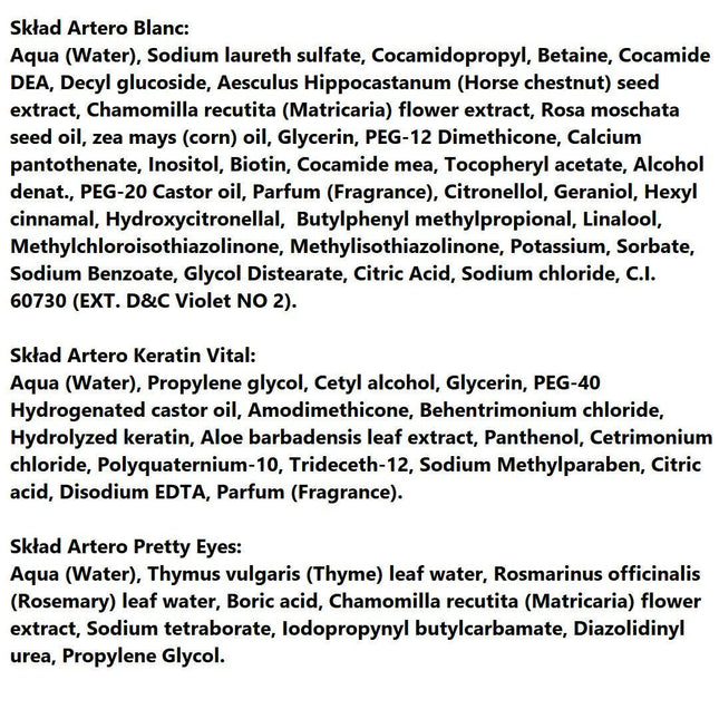 Artero Cosmetic Pack Maltese - cosmetic set for dog breeds with light-colored coats.