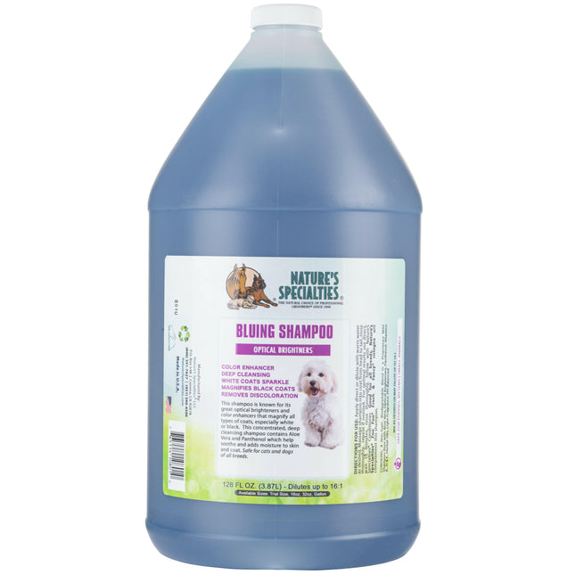 Nature's Specialties Bluing Shampoo - color-enhancing shampoo for dogs and cats, concentrate 1:16.