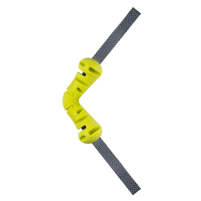 Nuzzle Puzzle Fling N Forage Dart (30cm) - rubber toy for dogs with handles for fetching and tugging, for treats.