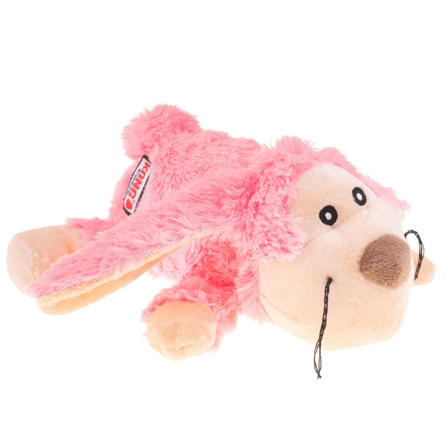 KONG Cozie Pastels Rabbit M - durable plush toy for dogs, rabbit with squeaker.