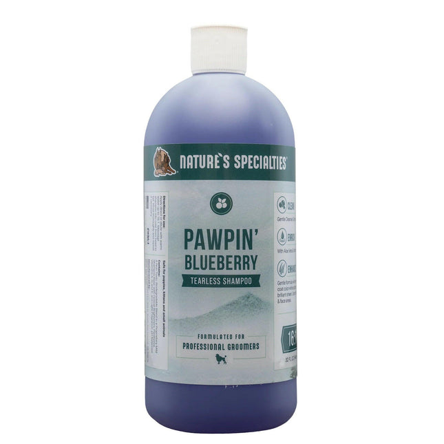 Nature's Specialties Pawpin Blueberry Tearless Shampoo - shampoo for dogs and cats that adds shine, concentrate 1:16.