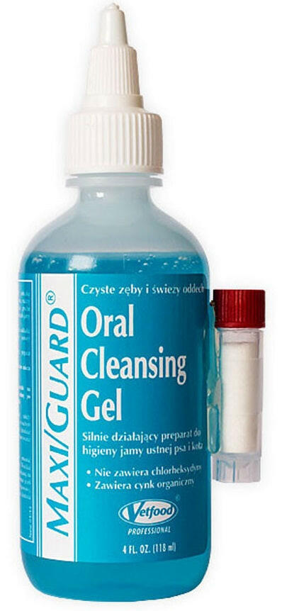Vetfood Maxi/Guard Oral Cleansing Gel - oral hygiene product for dogs and cats, soothing inflammatory reactions and pain.