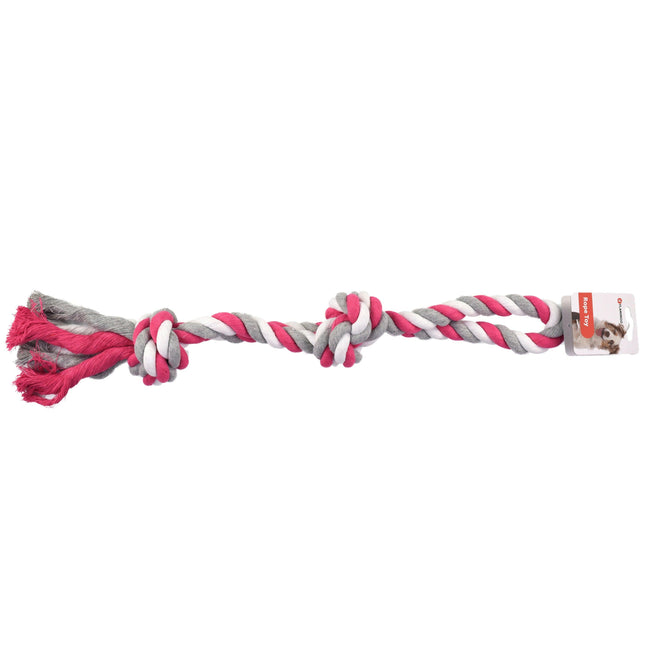 Flamingo Jim Pull Rope - tug toy for large dogs.
