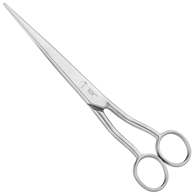 Aesculap VG041R - professional grooming scissors with a curved handle, straight.