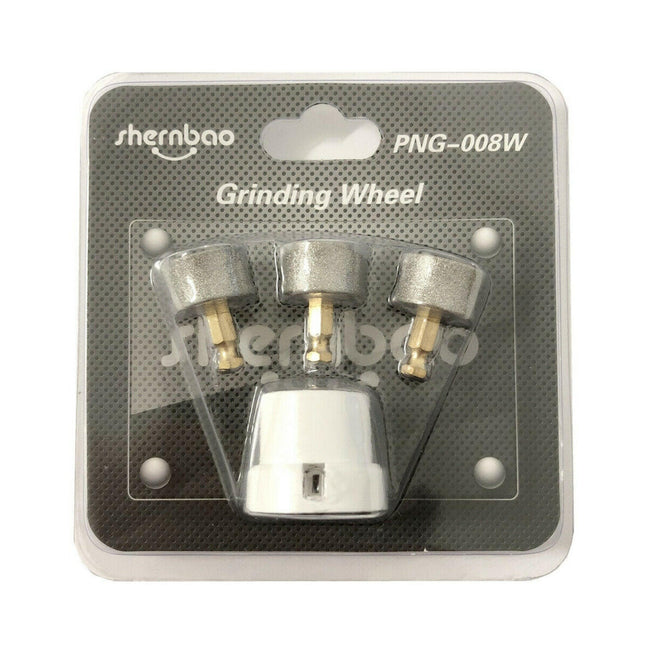 Shernbao Grinding Wheel Set - Shernbao PNG - 006 / 008 Grinding Stones Set, 3 pieces.