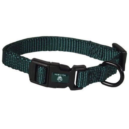 Hamilton Classic Adjustable Collar - nylon collar with smooth circumference adjustment, for very small and small dogs.