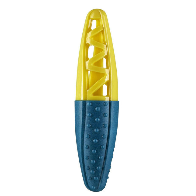 Nuzzle Puzzle Stick (23cm) - treat stick for dogs, bouncy, floating, with squeaker.