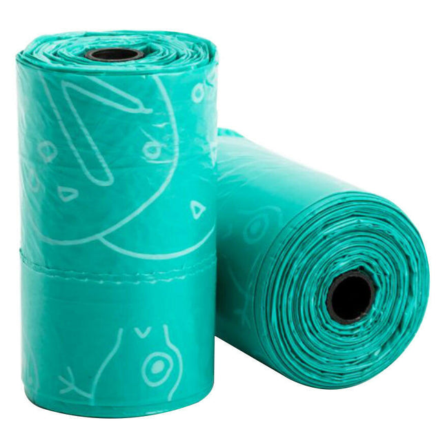 KONG HandiPOD Pick Up Bag Refills 4x15pcs - biodegradable dog waste bags.