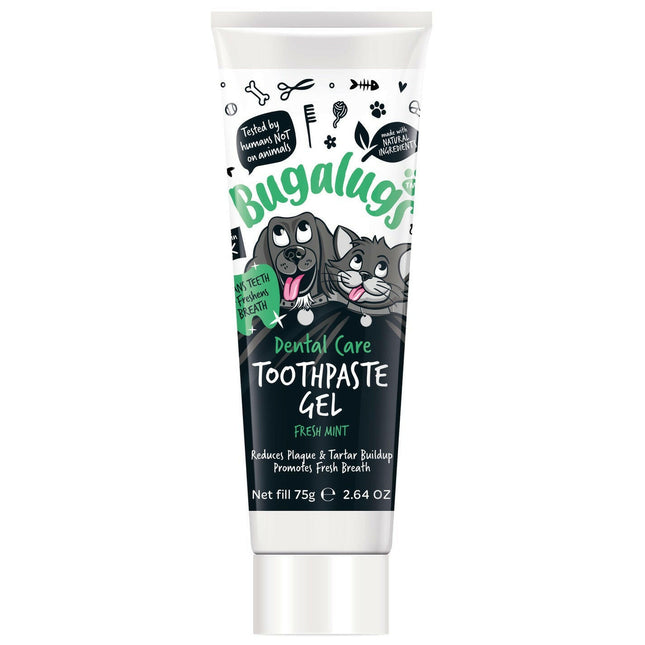 Bugalugs Dental Care Toothpaste Gel - toothpaste gel for dogs and cats.
