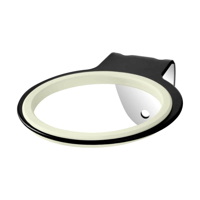 Activ Dryer Holder Q96 - wall-mounted holder for a handheld dryer, with a rubber ring.