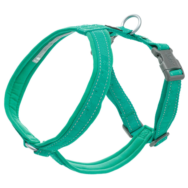 Hurtta Casual Eco Y - Harness Peacock - guard harness for dogs made from recycled materials - 90 - 100.