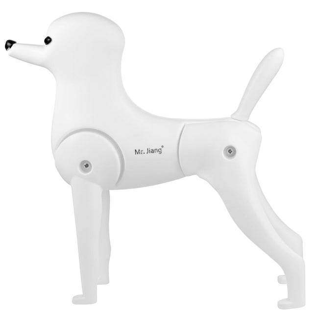 Mr. Jiang Toy Poodle Model Dog - grooming practice mannequin, without fur.