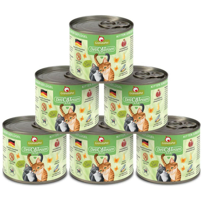 GranataPet DeliCatessen Kitten/Junior Poultry - grain-free wet food for kittens, with poultry.