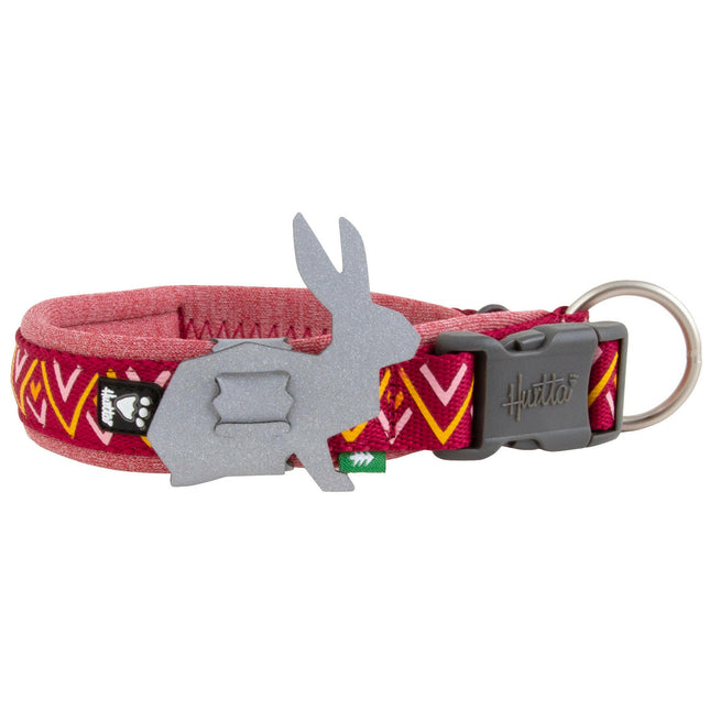 Hurtta Razzle - Dazzle Collar Beetroot - adjustable dog collar - 55 - 65cm.