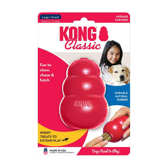 Kong Classic - rubber dog toy, original, - 10cm.