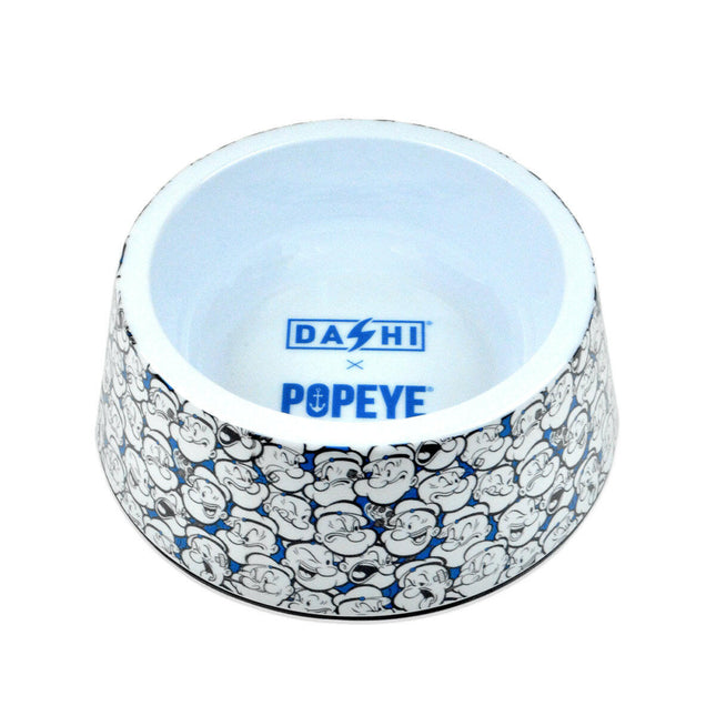 Dashi Popeye Bowl - melamine bowl for dogs and cats, featuring a Popeye design.
