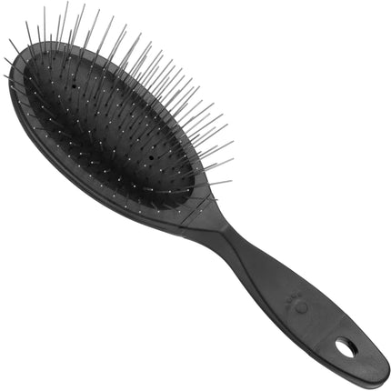 Miranda - oval plastic brush, metal pins of length.