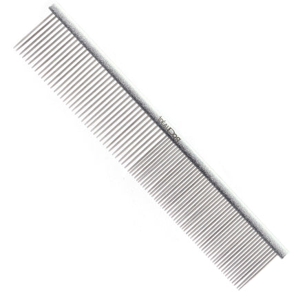 Chadog Double Aluminium Comb - 50/50 mixed aluminum comb for dogs and cats.