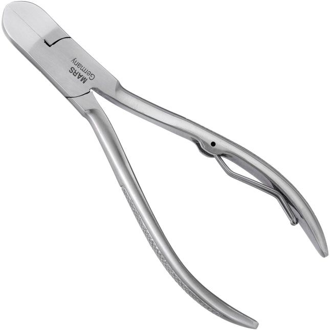 Mars professional, nickel-plated nail clippers.