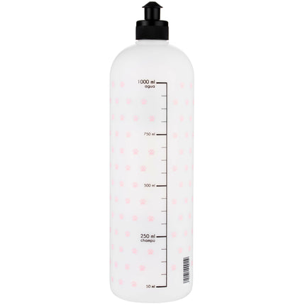 Petuxe Mixing Bottle - dilution bottle for cosmetics, with paw print design.