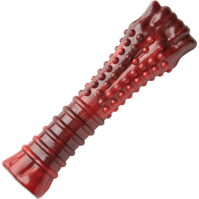 Nylabone Extreme Textured Beef Jerky - dental chew for dogs, dried beef flavor.