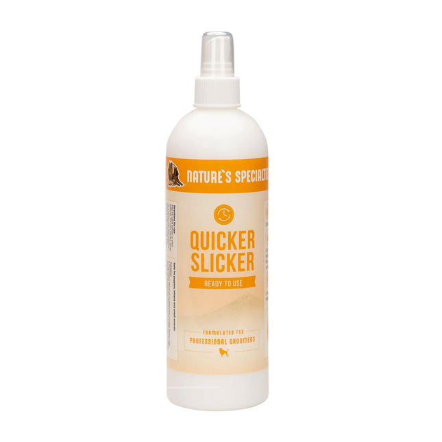 Nature's Specialties Quicker Slicker Spray - detangling conditioner for dogs and cats.