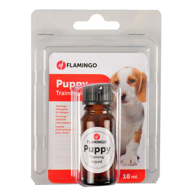 Flamingo Puppy Trainer Liquid - potty training liquid for puppies, in drops.