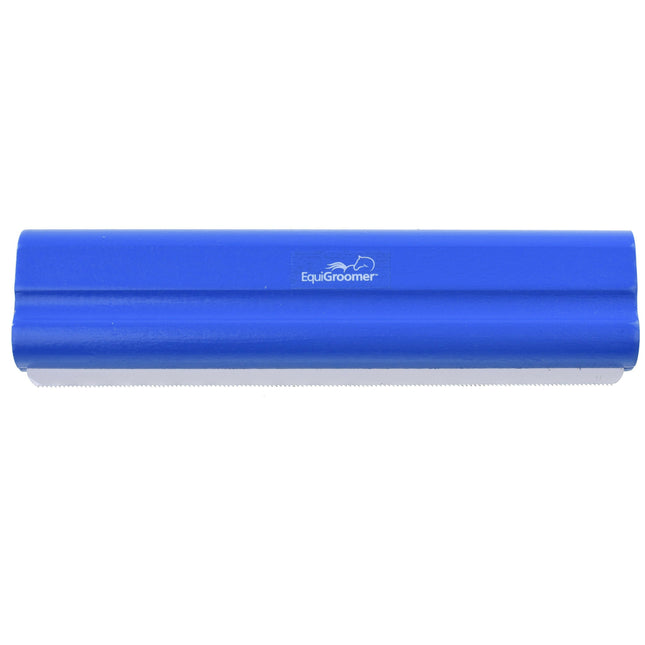 EquiGroomer 8cali (20.3cm) - grooming brush for horses, undercoat trimmer for dogs and cats, blue.