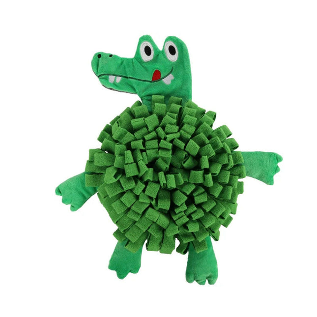 Flamingo Njammie Crocodile (38cm) - Snuffle Mat for Dogs and Cats, Crocodile.
