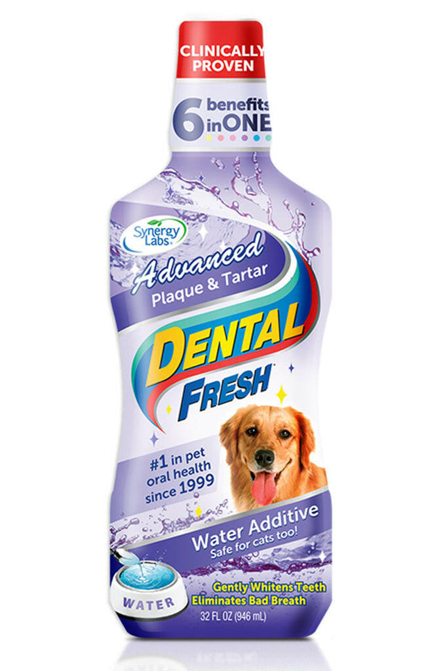 Dental Fresh Tartar and Plaque - oral hygiene liquid for dogs and cats, water additive.