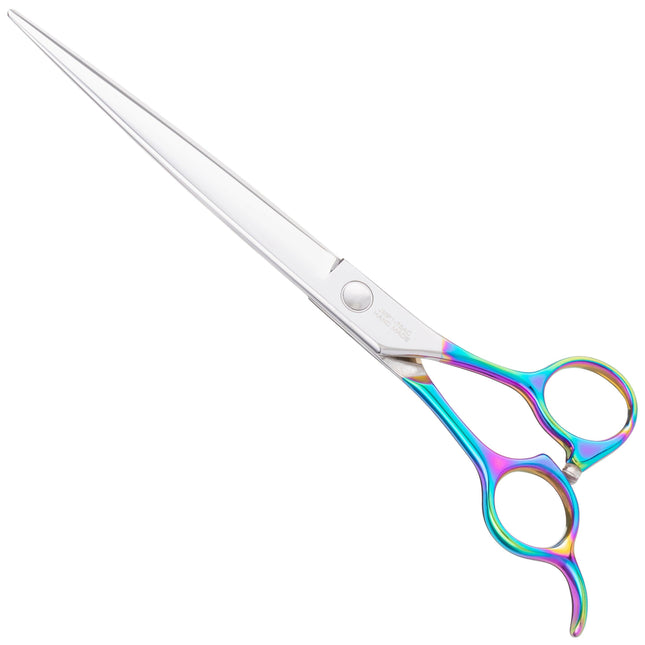 Jargem Multicolor Straight Scissors - straight grooming scissors with a colorful handle.