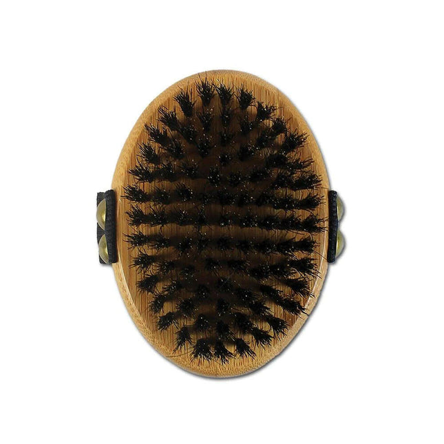 Bamboo Groom Palm Brush - bamboo brush with natural bristles, for dogs and cats of all breeds.