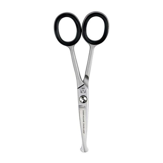 Artero Satin Mini - professional safe scissors with a satin finish, straight.