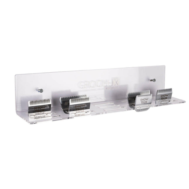 Show Tech Plexi Blade Holder - wall-mounted holder for clipper blades.