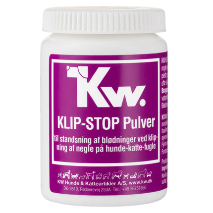 KW Clip - Stop Powder - bleeding control powder for dogs and cats.