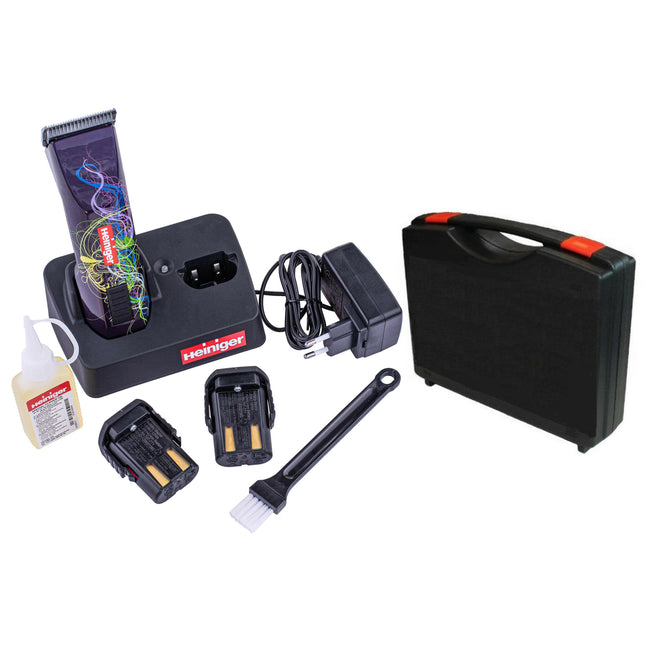 Heiniger Saphir Style - professional cordless clipper with a blade (1.5mm) and carrying case - rechargeable battery.