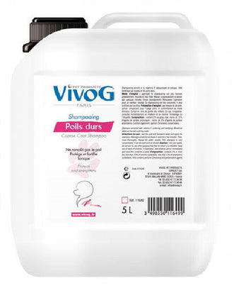 Vivog Coarse Hair - shampoo for rough-haired breeds.