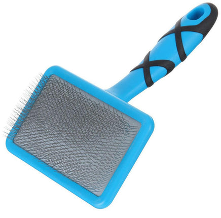 Groom Professional Large Flat Slicker Brushes - flat and poodle brush, large.